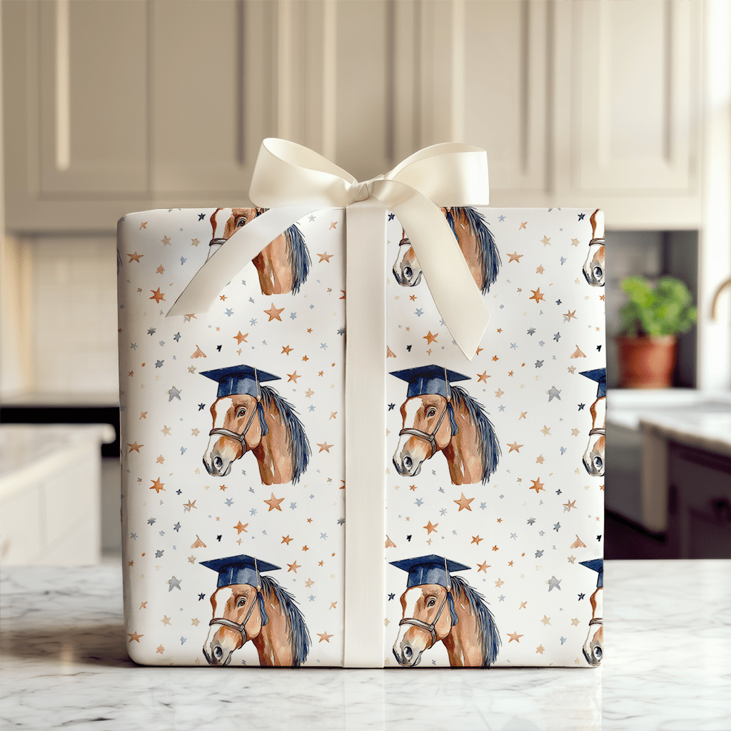 American Saddlebred Graduate - Wrapping Paper - Aspen & Arlo