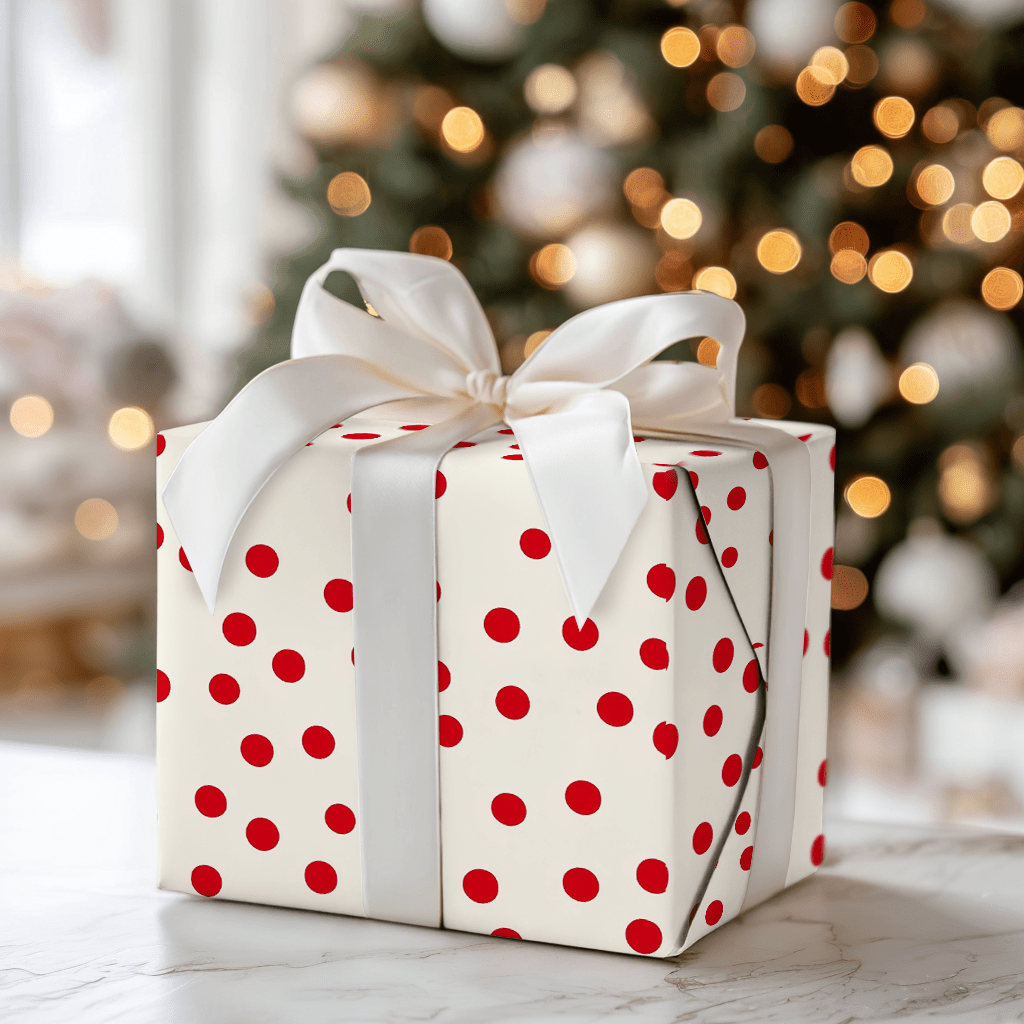Ho Ho Dots - Wrapping Paper - Aspen & Arlo