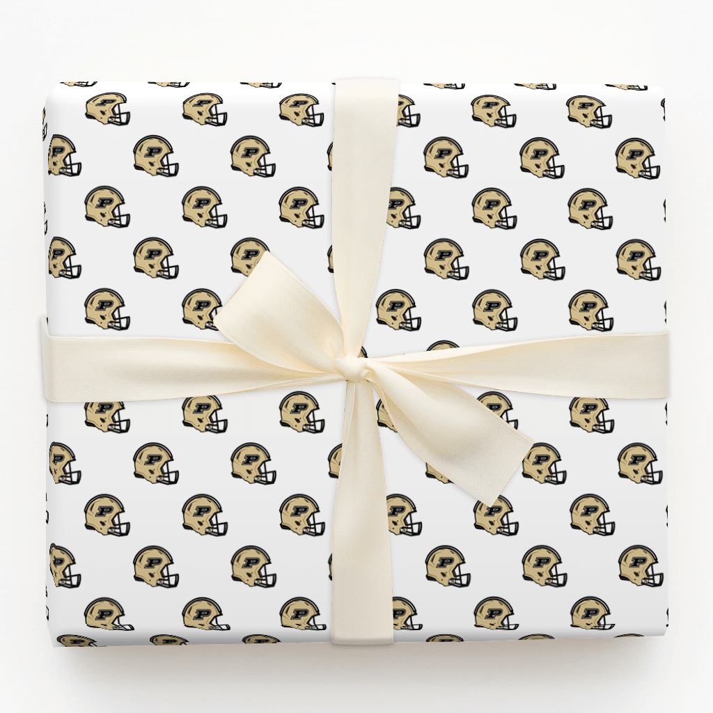 Purdue Helmet - Wrapping Paper - Aspen & Arlo