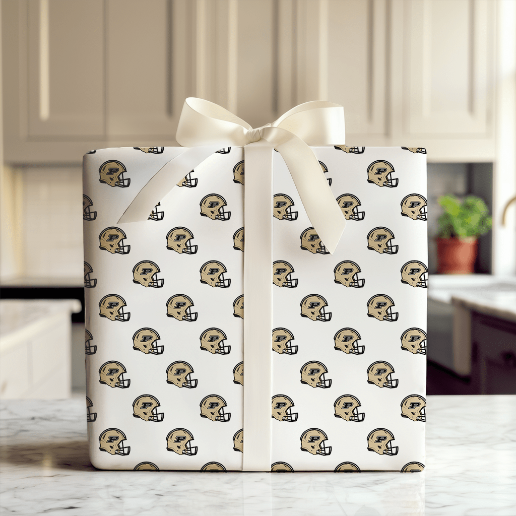 Purdue Helmet - Wrapping Paper - Aspen & Arlo