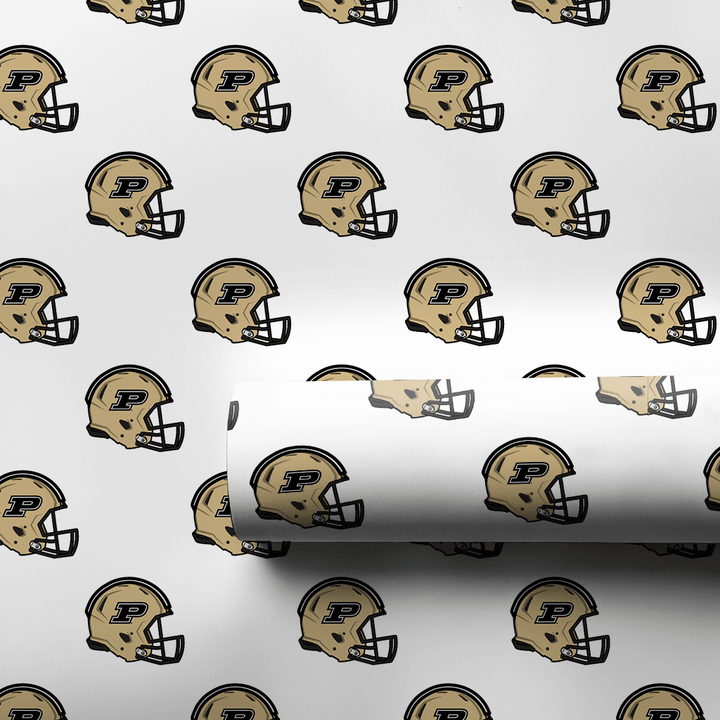 Purdue Helmet - Wrapping Paper - Aspen & Arlo