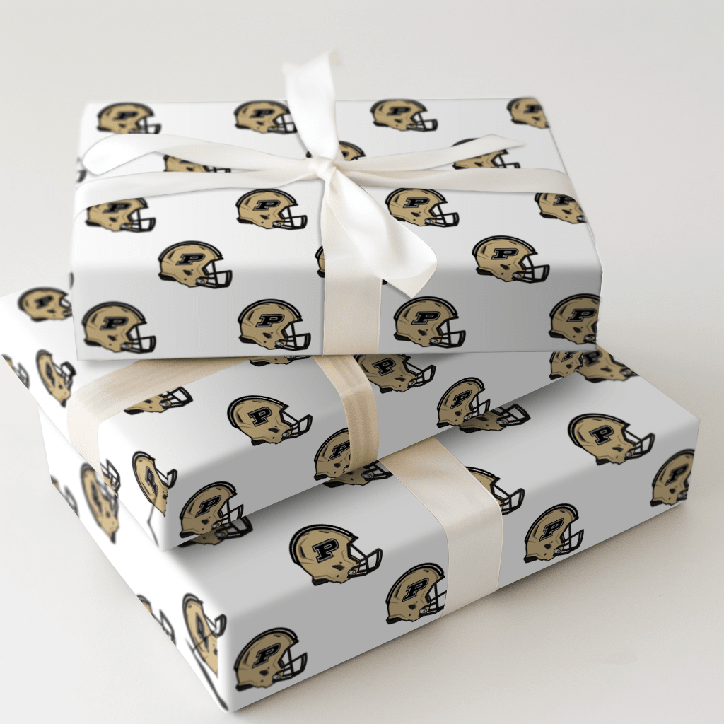 Purdue Helmet - Wrapping Paper - Aspen & Arlo