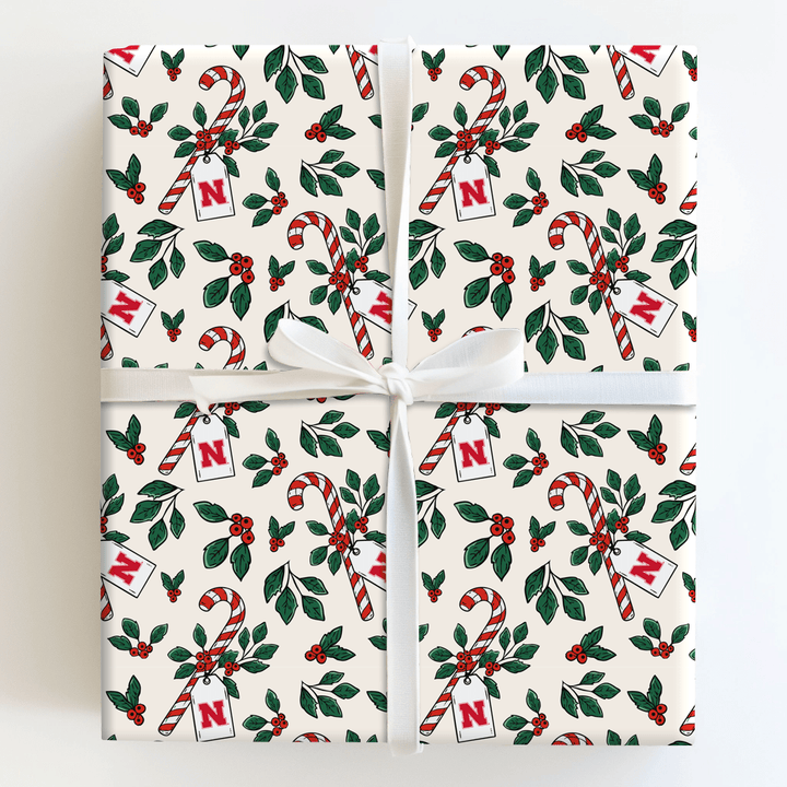 Husker Peppermint - Wrapping Paper - Aspen & Arlo