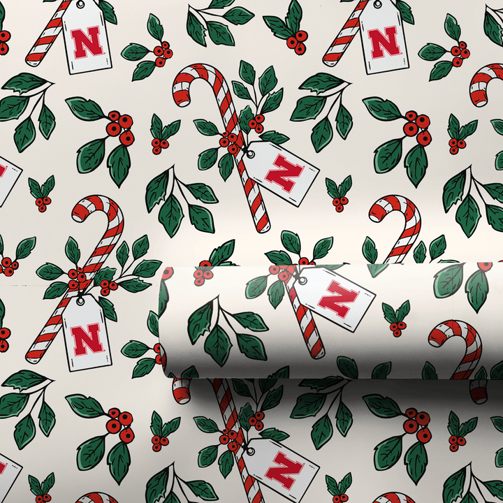 Husker Peppermint - Wrapping Paper - Aspen & Arlo