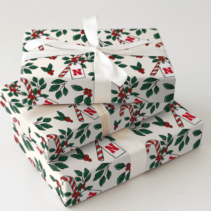 Husker Peppermint - Wrapping Paper - Aspen & Arlo
