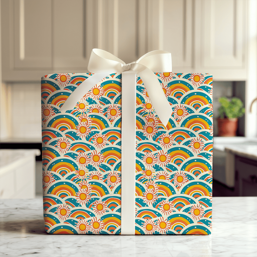 Rain or Bow - Wrapping Paper - Aspen & Arlo