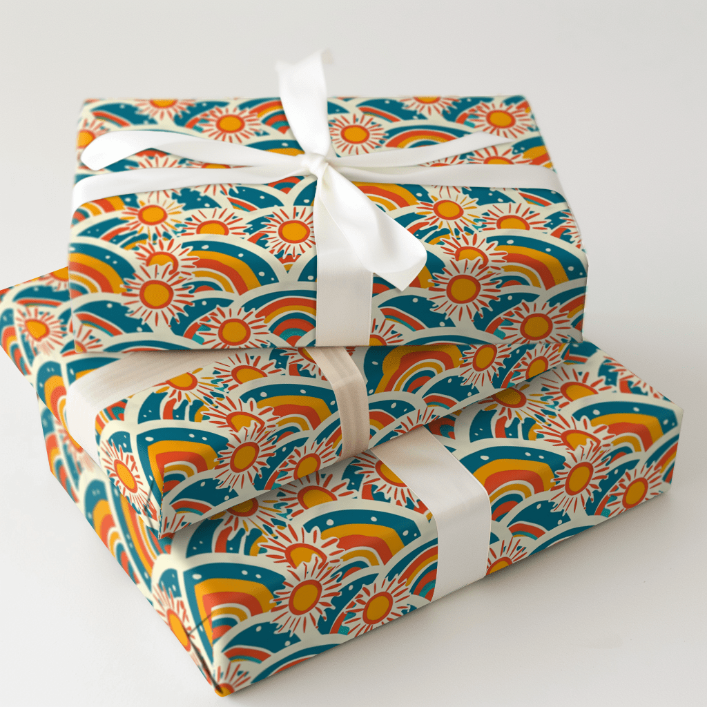 Rain or Bow - Wrapping Paper - Aspen & Arlo
