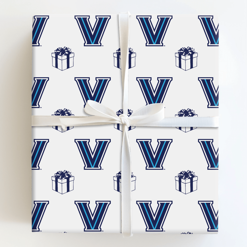 Villanova Present - Wrapping Paper - Aspen & Arlo