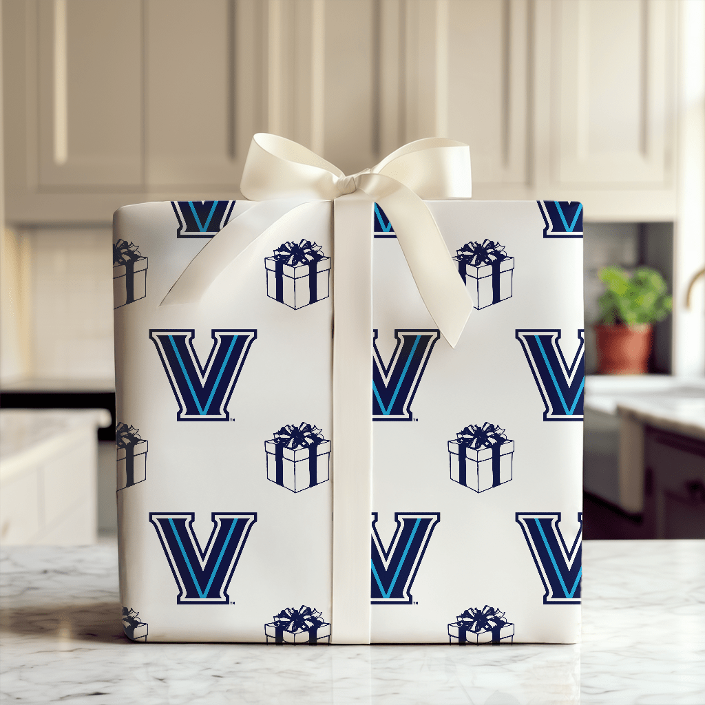 Villanova Present - Wrapping Paper - Aspen & Arlo