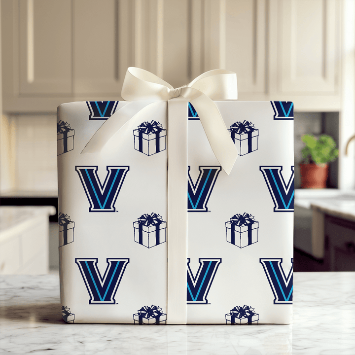 Villanova Present - Wrapping Paper - Aspen & Arlo