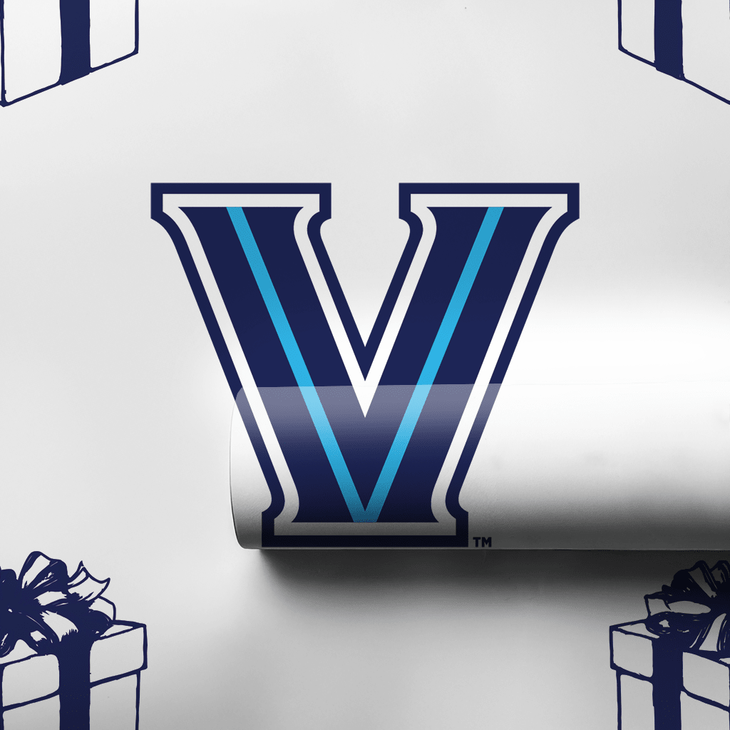 Villanova Present - Wrapping Paper - Aspen & Arlo