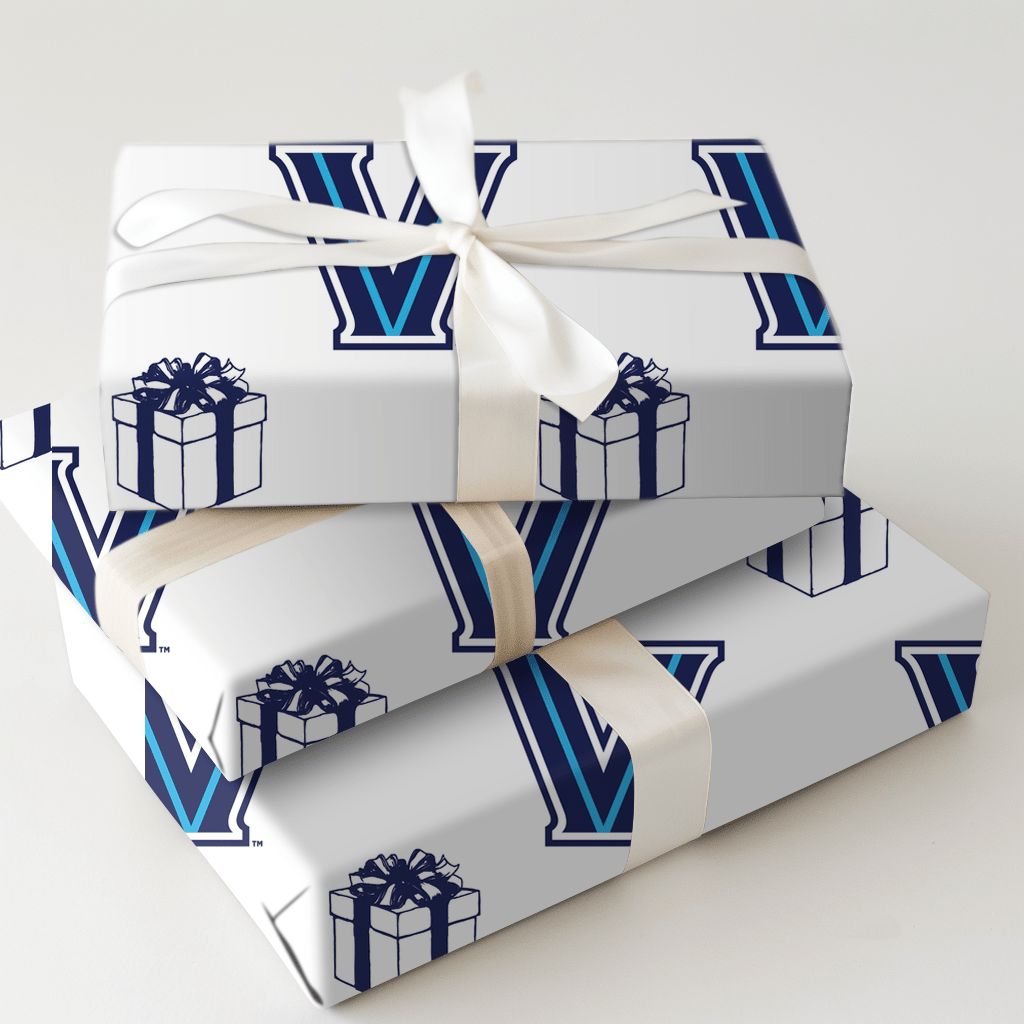 Villanova Present - Wrapping Paper - Aspen & Arlo