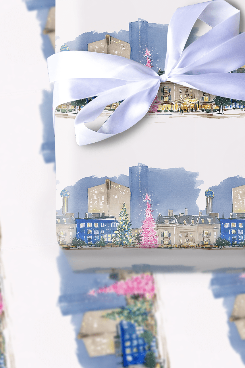 Decked in Dallas - Wrapping Paper - Aspen & Arlo