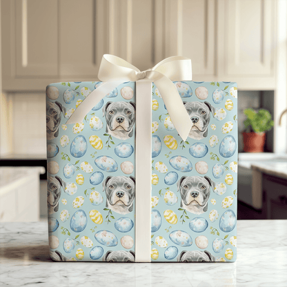 Easter Eggs with the Pitbull - Wrapping Paper - Aspen & Arlo