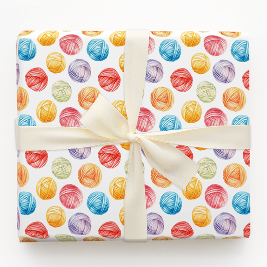 Skein Go Round - Wrapping Paper - Aspen & Arlo