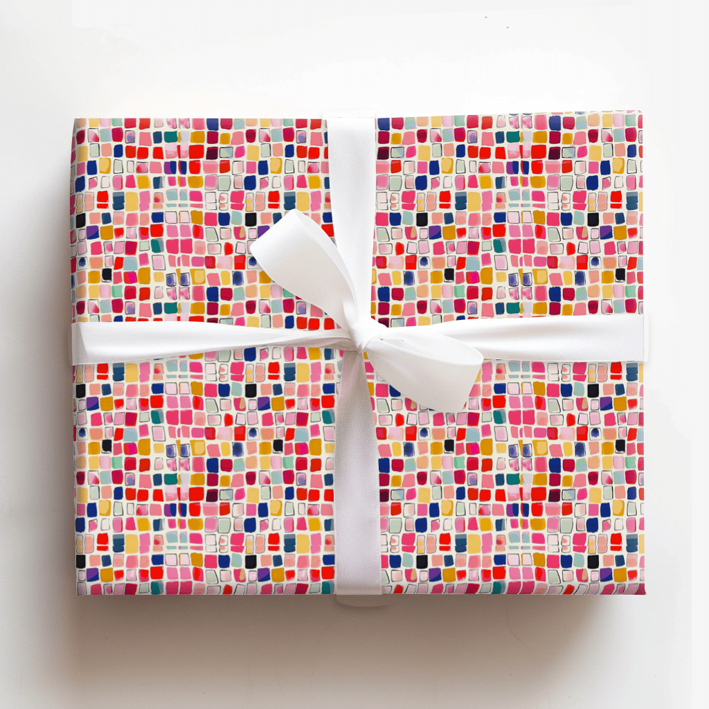 Colorful Checkerboard - Wrapping Paper - Aspen & Arlo