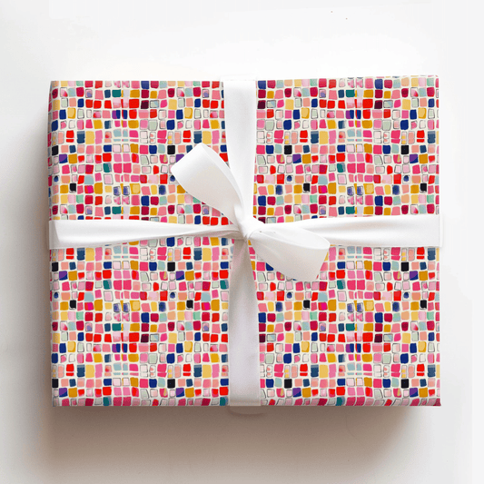 Colorful Checkerboard - Wrapping Paper - Aspen & Arlo