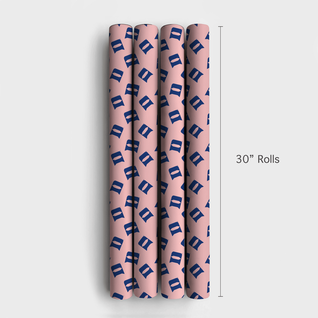 Little Blue Devil - Wrapping Paper - Aspen & Arlo