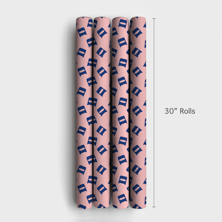 Little Blue Devil - Wrapping Paper - Aspen & Arlo