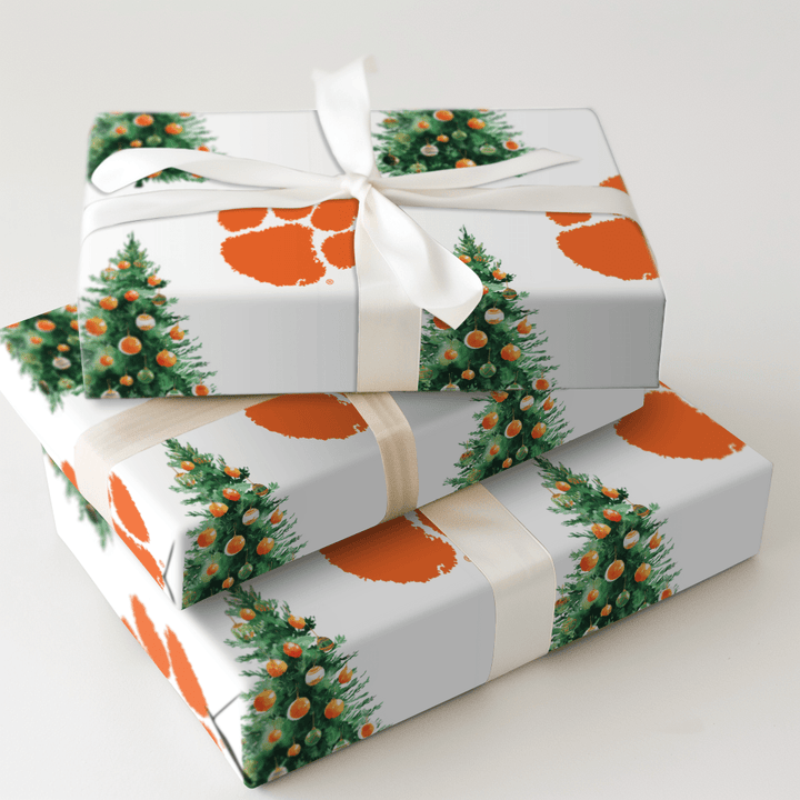 The Paw - liday Tree - Wrapping Paper - Aspen & Arlo
