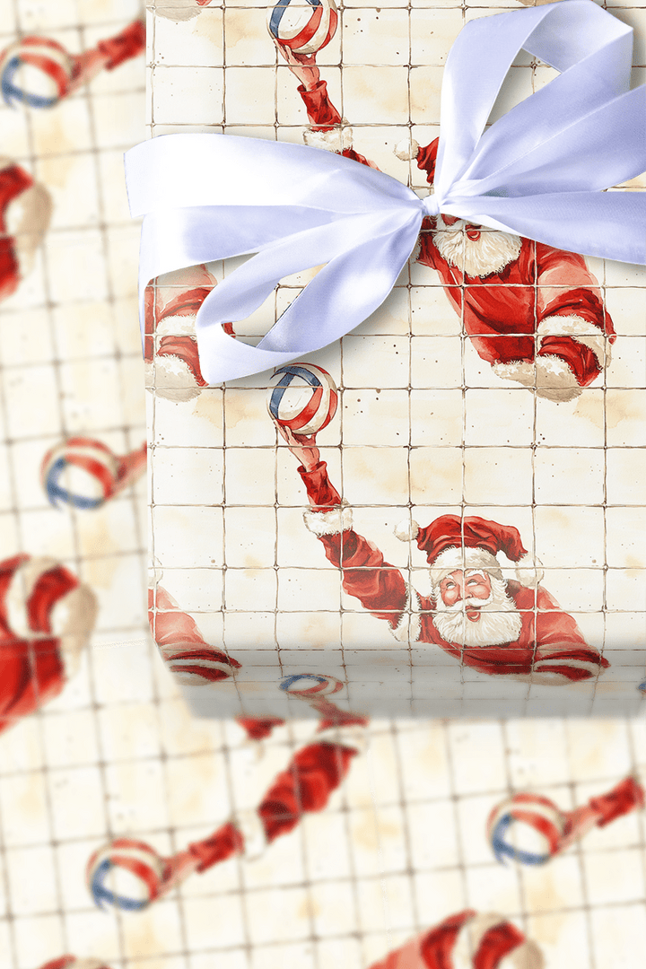 North Pole Net Game - Wrapping Paper - Aspen & Arlo