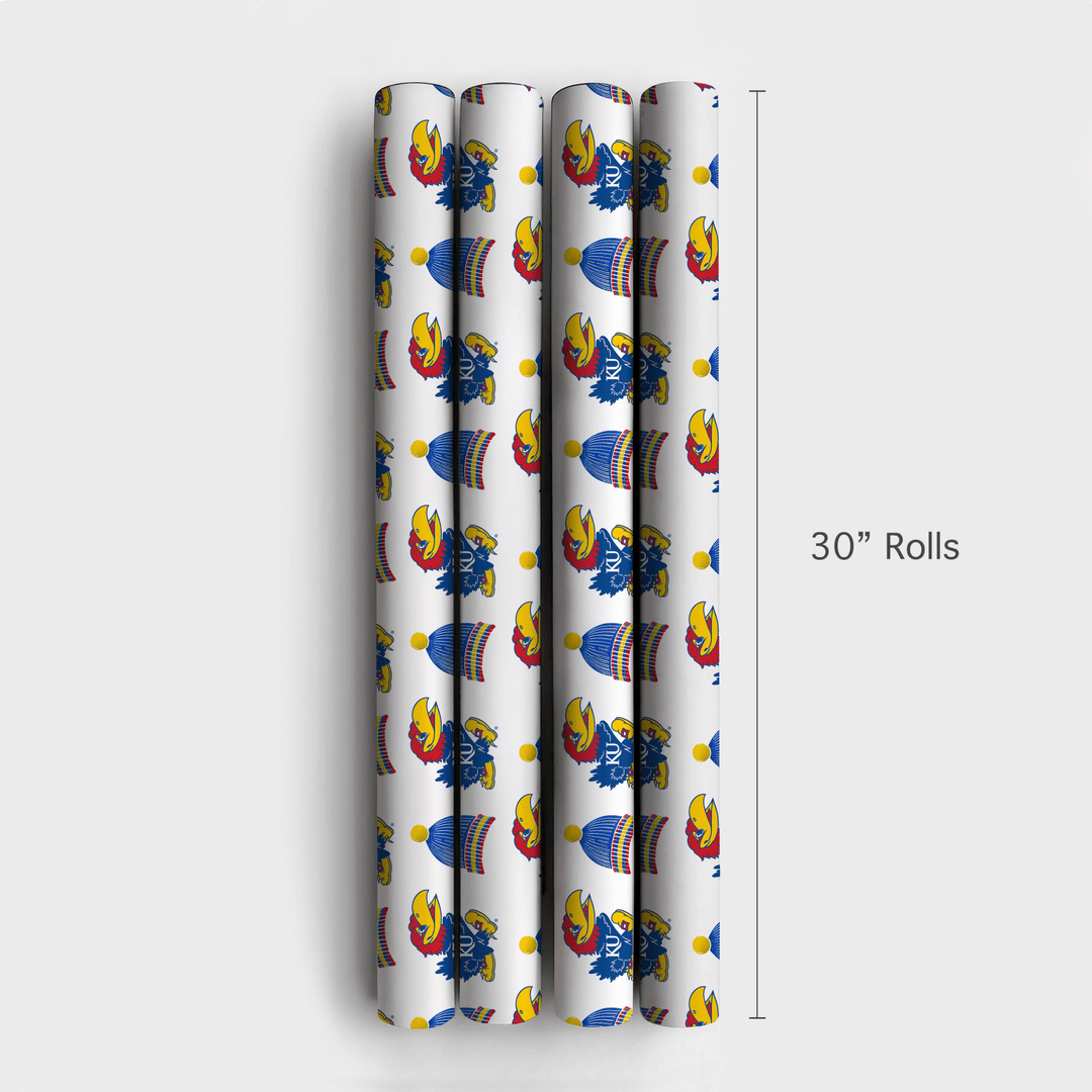 Jayhawk beanie - Wrapping Paper - Aspen & Arlo