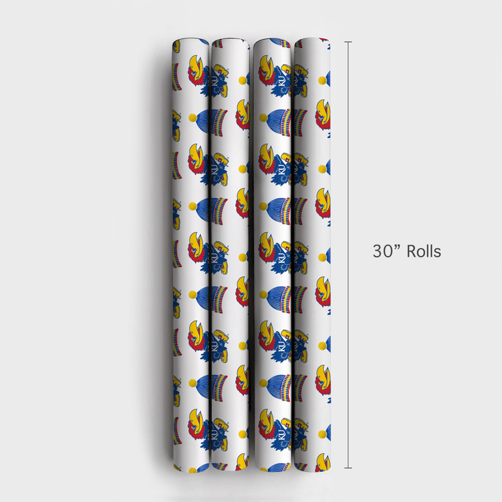 Jayhawk beanie - Wrapping Paper - Aspen & Arlo