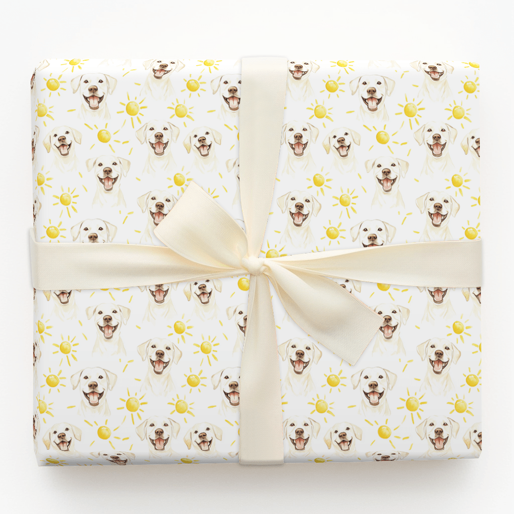 Sunny Day with the Labs - Wrapping Paper - Aspen & Arlo