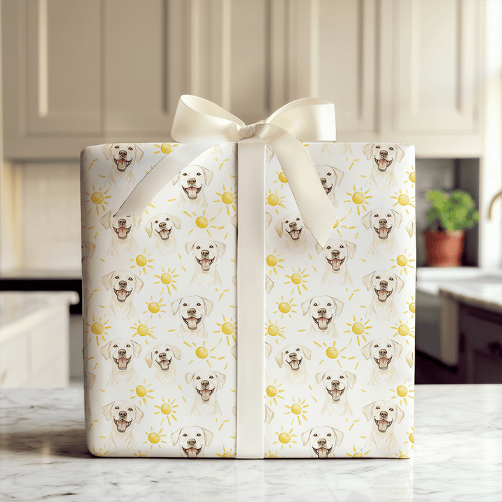 Sunny Day with the Labs - Wrapping Paper - Aspen & Arlo