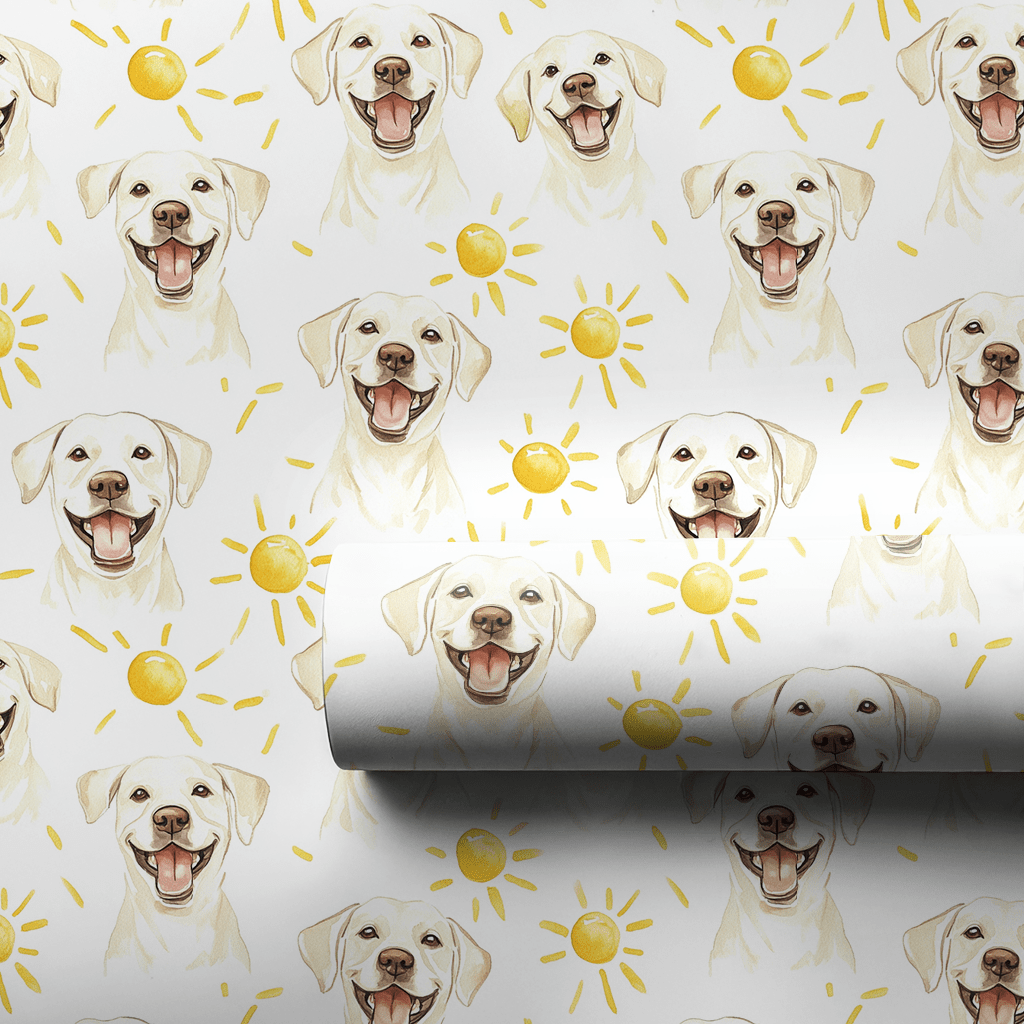 Sunny Day with the Labs - Wrapping Paper - Aspen & Arlo