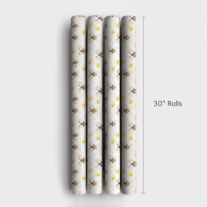 Sunny Day with the Labs - Wrapping Paper - Aspen & Arlo