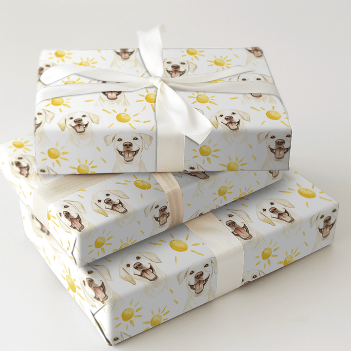 Sunny Day with the Labs - Wrapping Paper - Aspen & Arlo