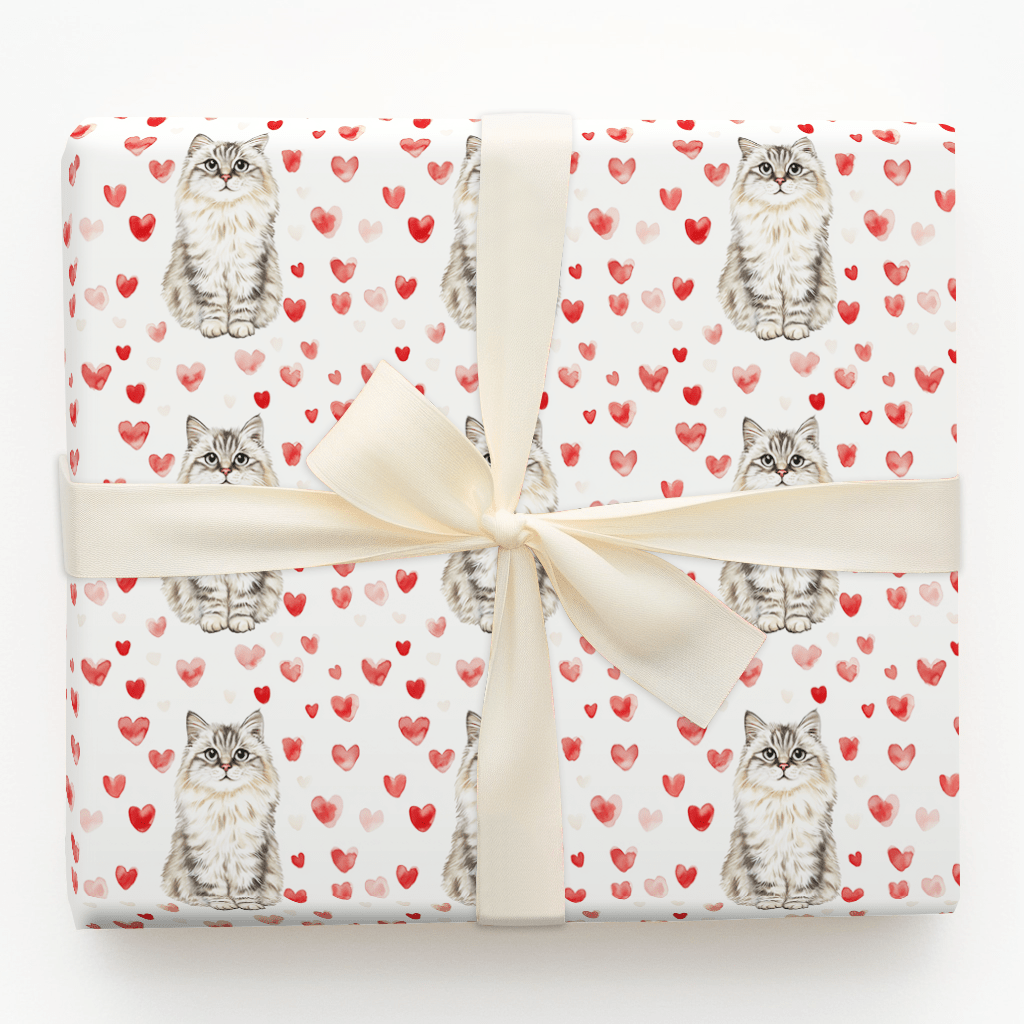 Siberian Valentine - Wrapping Paper - Aspen &amp; Arlo