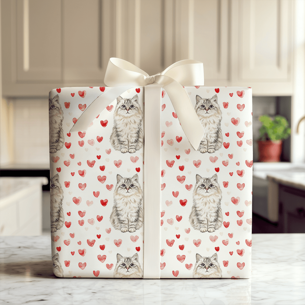 Siberian Valentine - Wrapping Paper - Aspen & Arlo