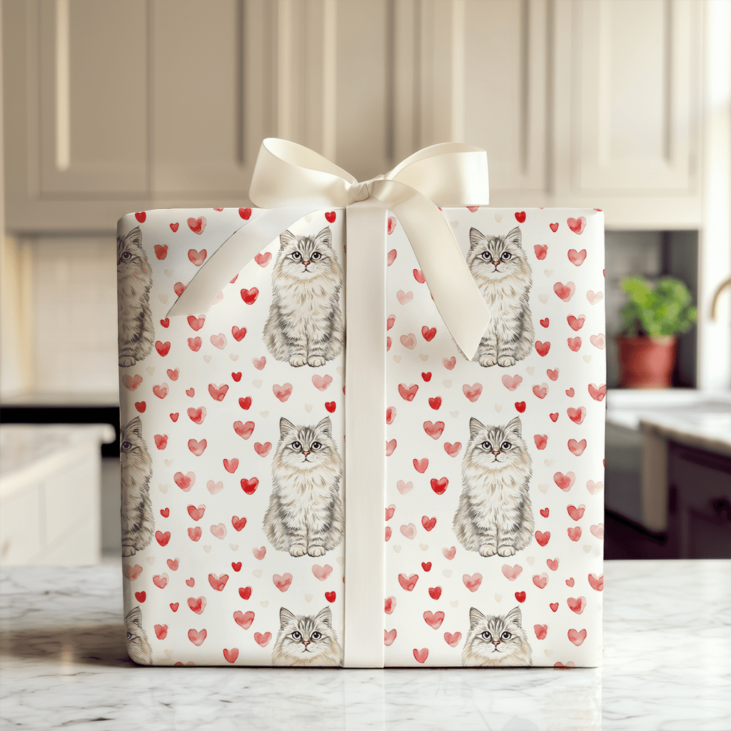 Siberian Valentine - Wrapping Paper - Aspen & Arlo