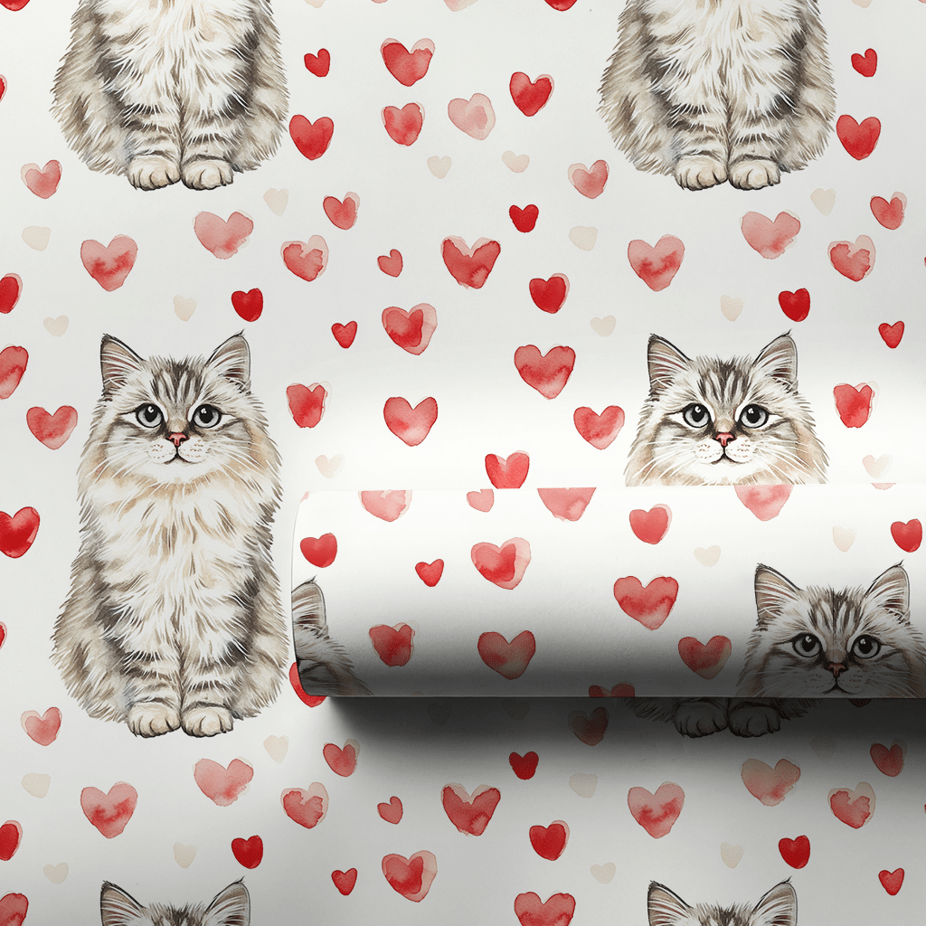 Siberian Valentine - Wrapping Paper - Aspen &amp; Arlo