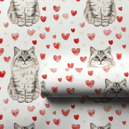 Siberian Valentine - Wrapping Paper - Aspen &amp; Arlo