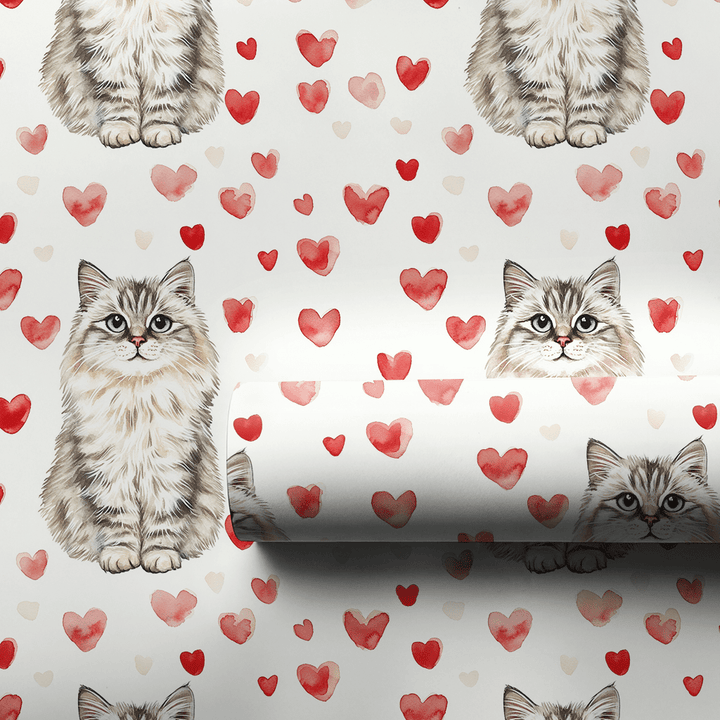 Siberian Valentine - Wrapping Paper - Aspen & Arlo