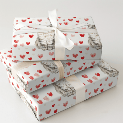 Siberian Valentine - Wrapping Paper - Aspen &amp; Arlo