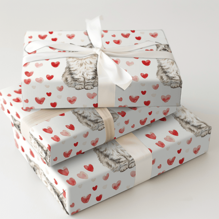 Siberian Valentine - Wrapping Paper - Aspen & Arlo