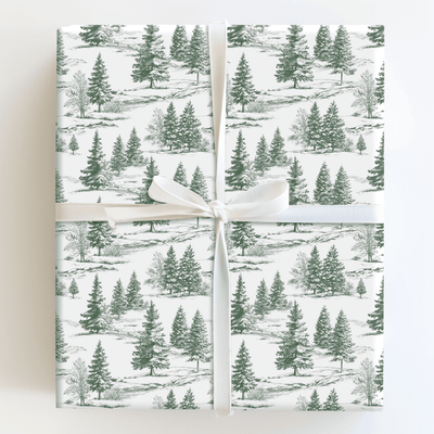 First Snow - Wrapping Paper - Aspen & Arlo
