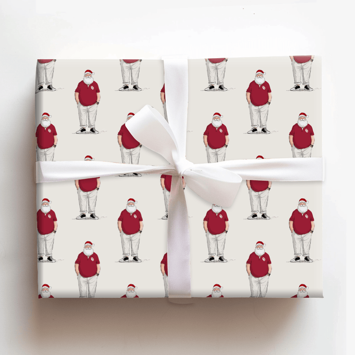 OU Santa Polo - Wrapping Paper - Aspen & Arlo