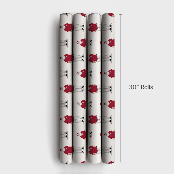 OU Santa Polo - Wrapping Paper - Aspen & Arlo
