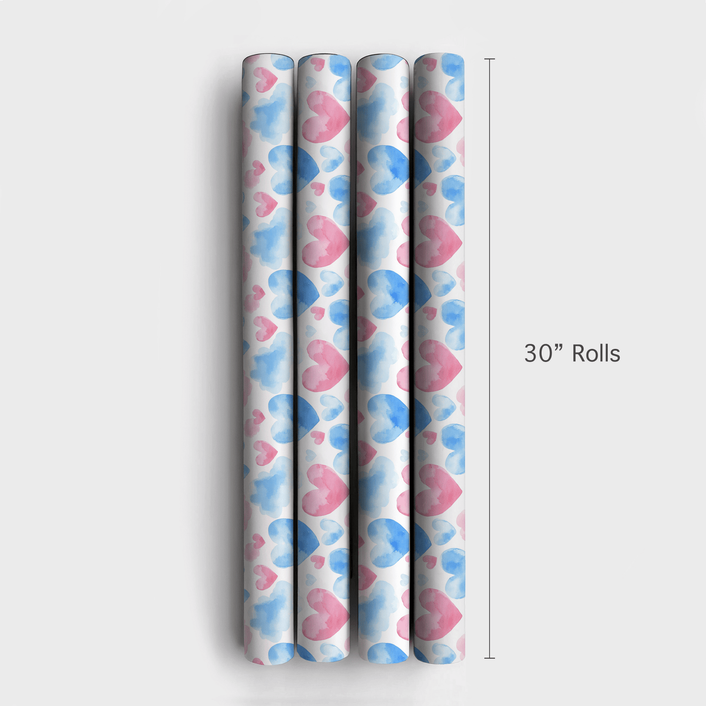 Cloud Nine Hearts - Wrapping Paper - Aspen & Arlo