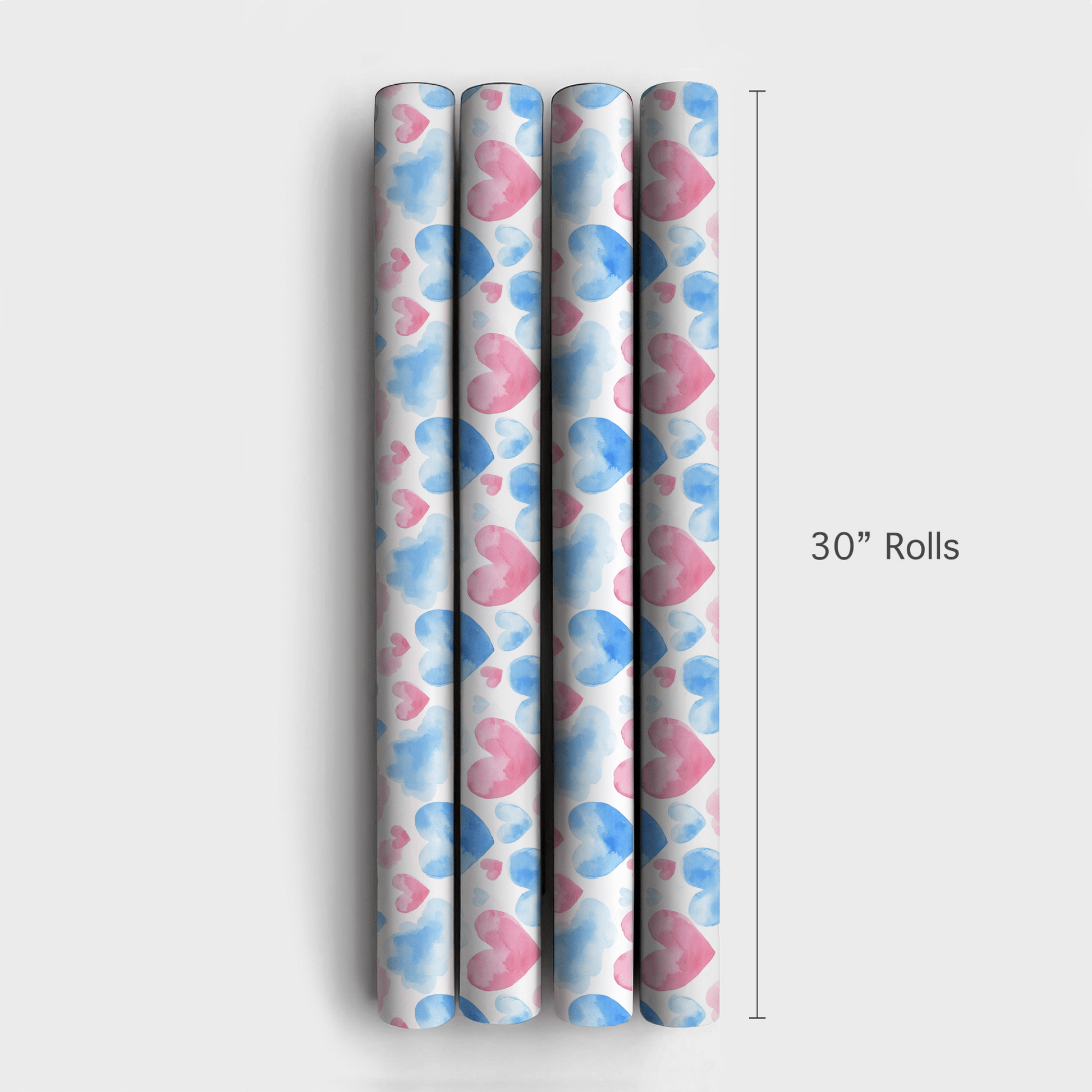 Cloud Nine Hearts - Wrapping Paper - Aspen & Arlo