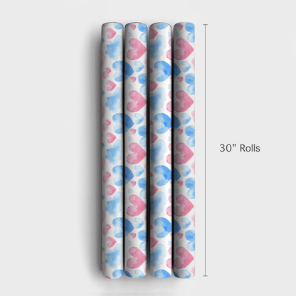 Cloud Nine Hearts - Wrapping Paper - Aspen & Arlo