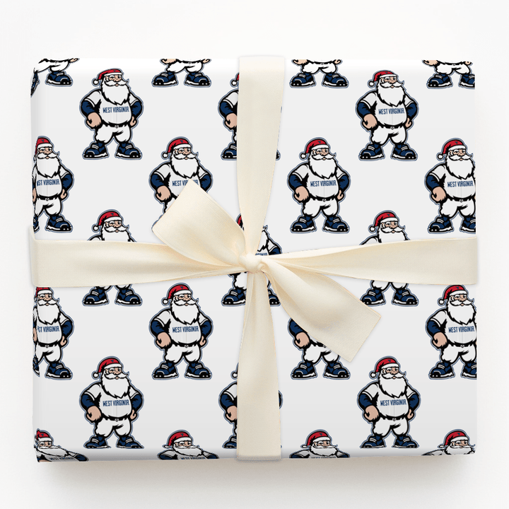Deck the Diamond – WVU Style - Wrapping Paper - Aspen & Arlo