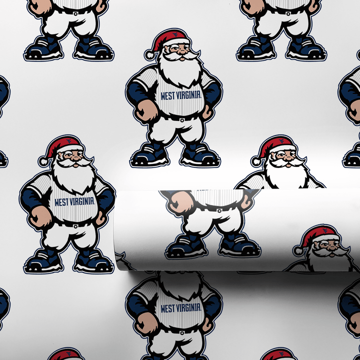 Deck the Diamond – WVU Style - Wrapping Paper - Aspen & Arlo