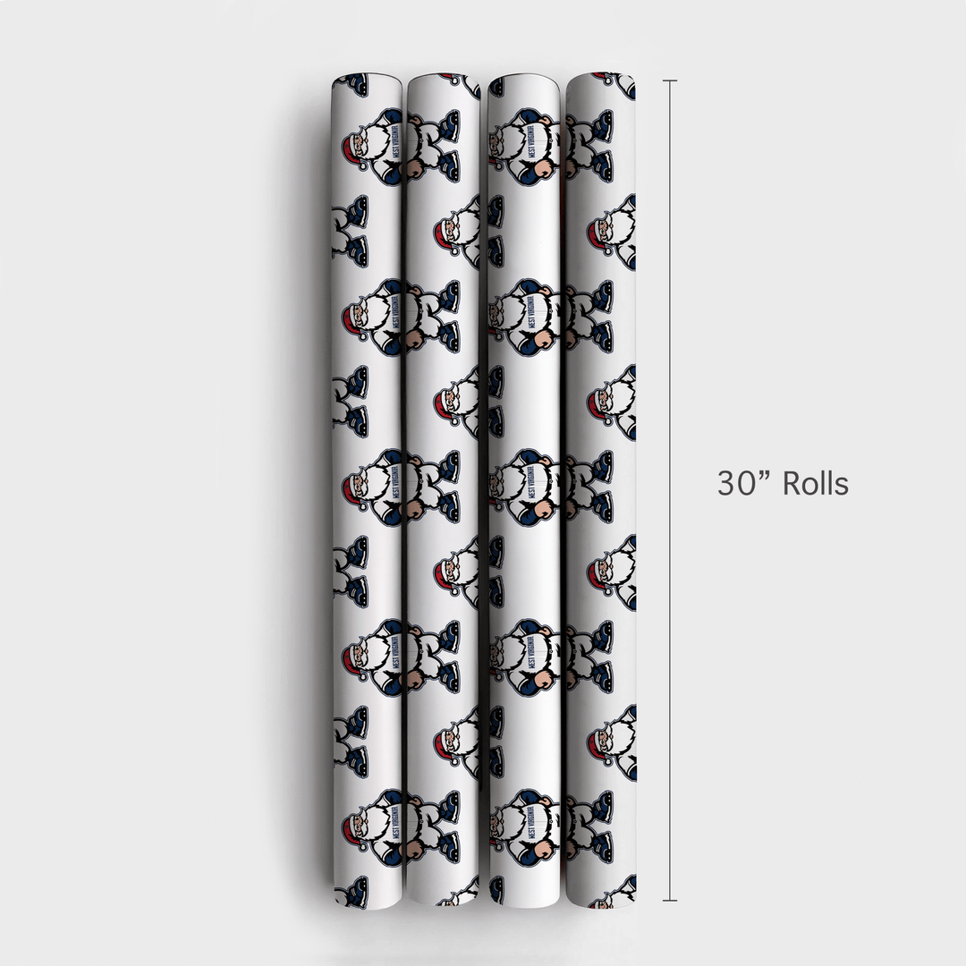 Deck the Diamond – WVU Style - Wrapping Paper - Aspen & Arlo