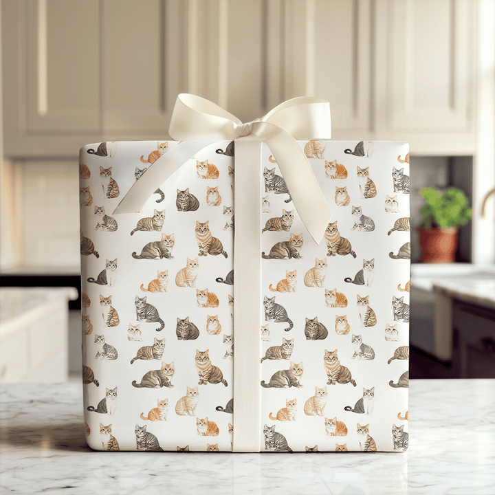 Whiskers - Wrapping Paper - Aspen & Arlo